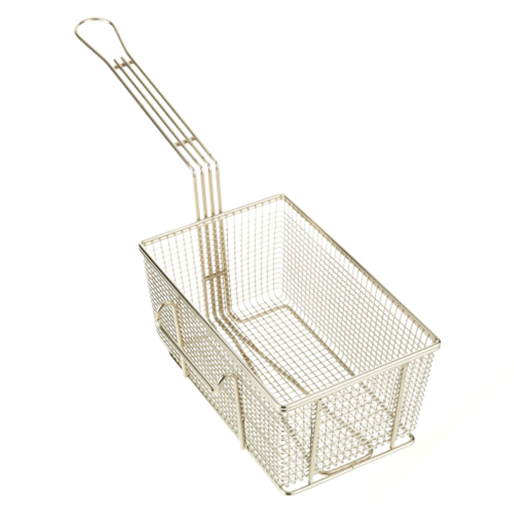 FMP Standard Fry Basket 10-3/4" x 6-3/4" x 5": Twin, Right Hook image 1