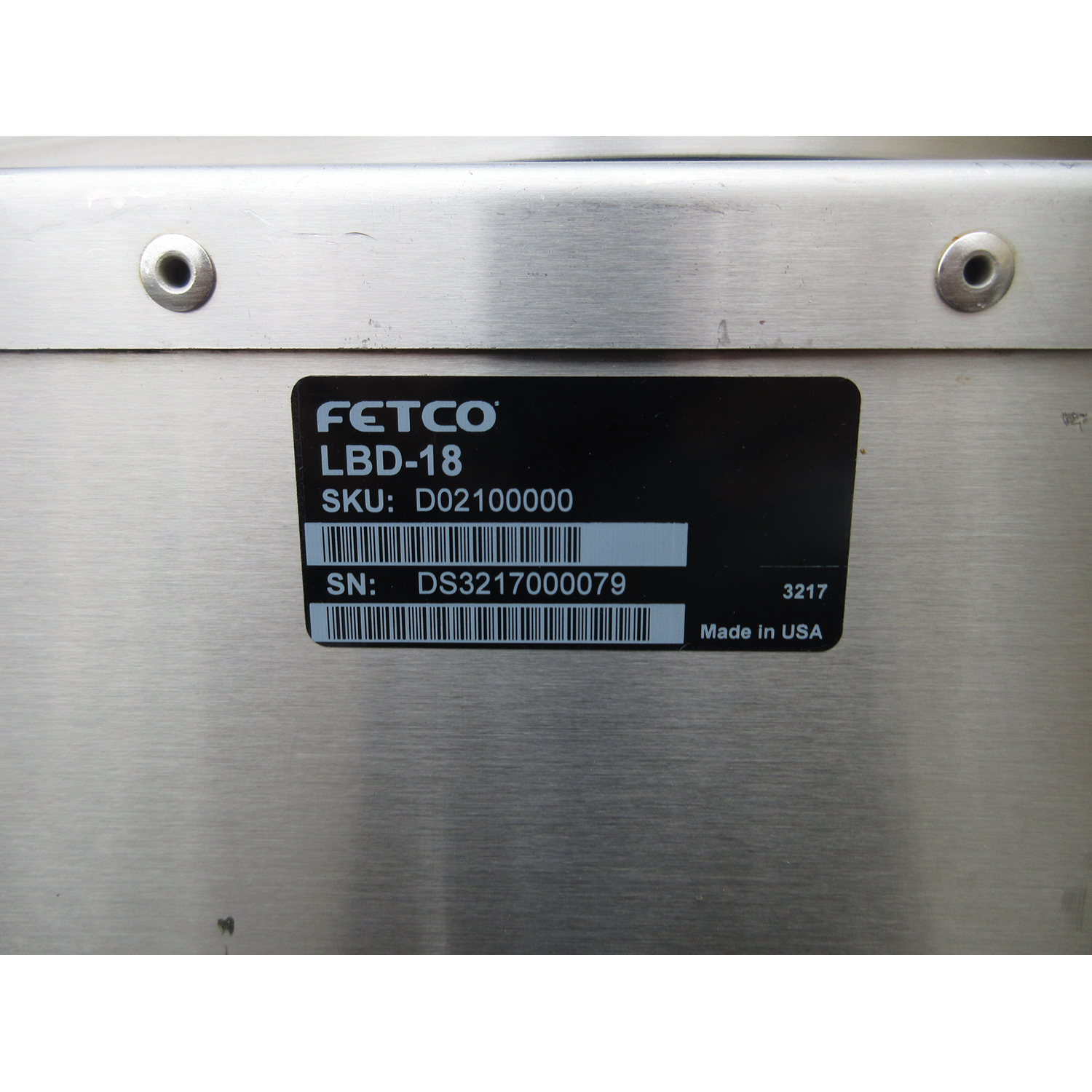 Fetco LBD-18 Mobile Thermal Dispenser For CBS-72AC Brewer, Used Excellent Condition image 4