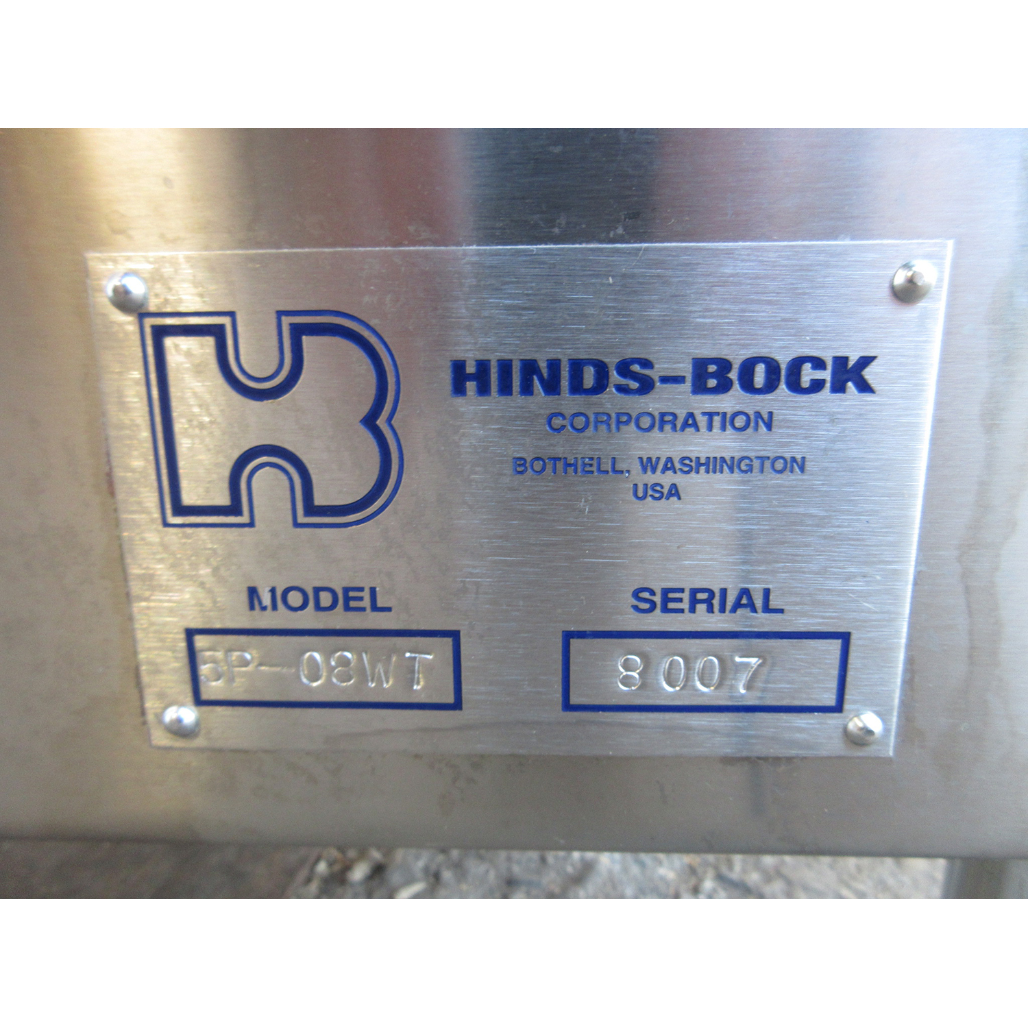 Hinds-Bock 5P-08WT Muffin Depositor, Used Excellent Condition image 4