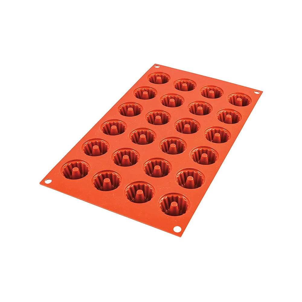 Silikomart Silicone Bakeware Mini Gugelhopf .3 Oz, 1.4" Dia x .8", 24 Cavities image 2