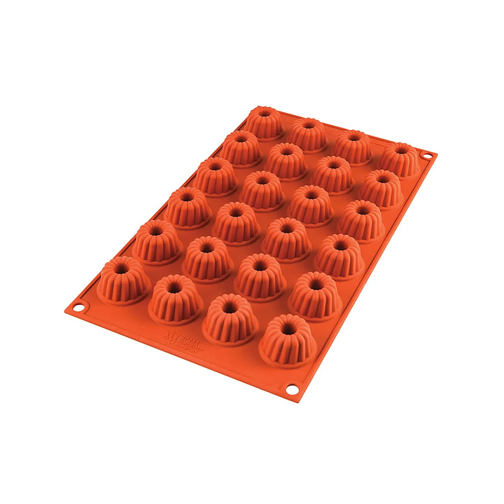 Silikomart Silicone Bakeware Mini Gugelhopf .3 Oz, 1.4" Dia x .8", 24 Cavities image 3