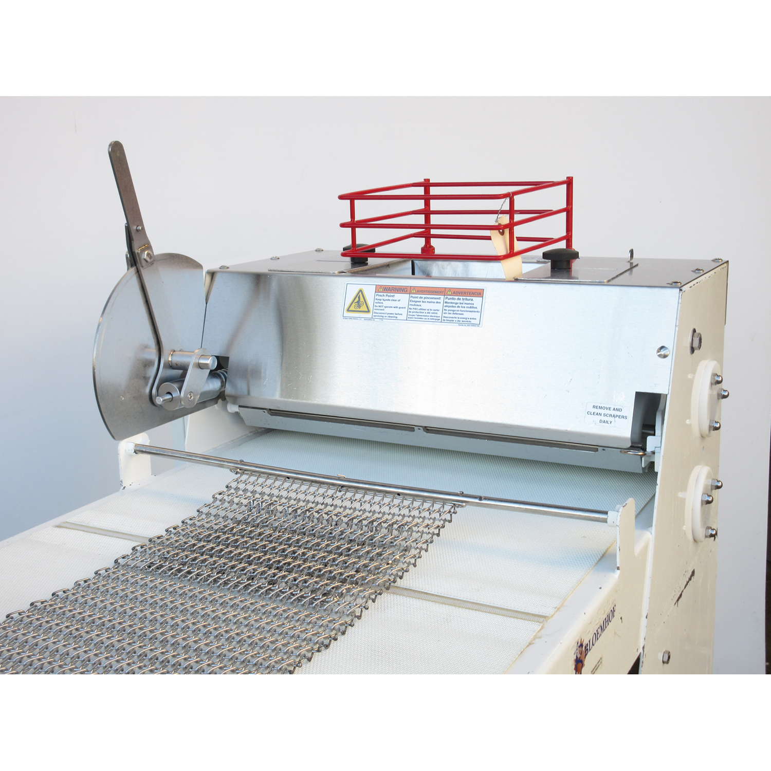 Bloemhof 860L Dough Sheeter & Moulder, Includes 2 Pressure Plates, Used Excellent Condition image 1