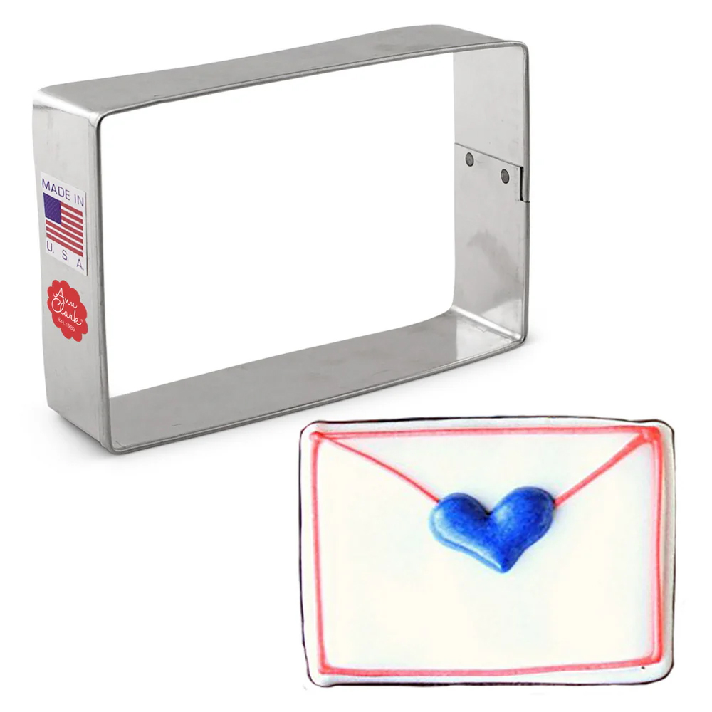 Ann Clark Rectangle Tinplated Cookie Cutter, 3-7/8" x 2-5/8" image 4