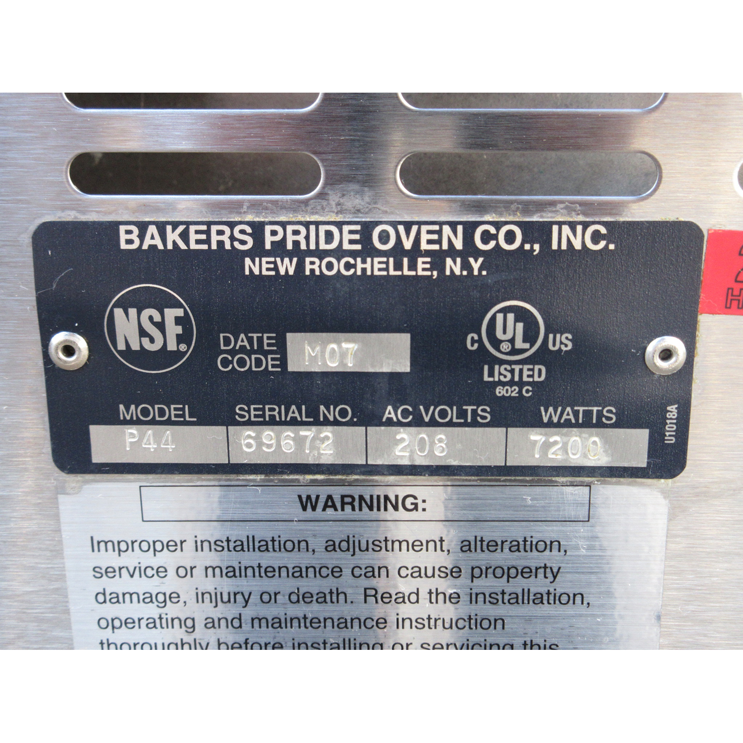 Bakers Pride P44 Countertop Pizza Oven, Electric, Used Excellent Condition image 5