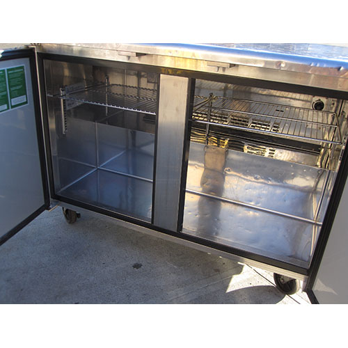 Turbo Air TUF-48SD 2 Door Undercounter Freezer Used Great Condition image 1