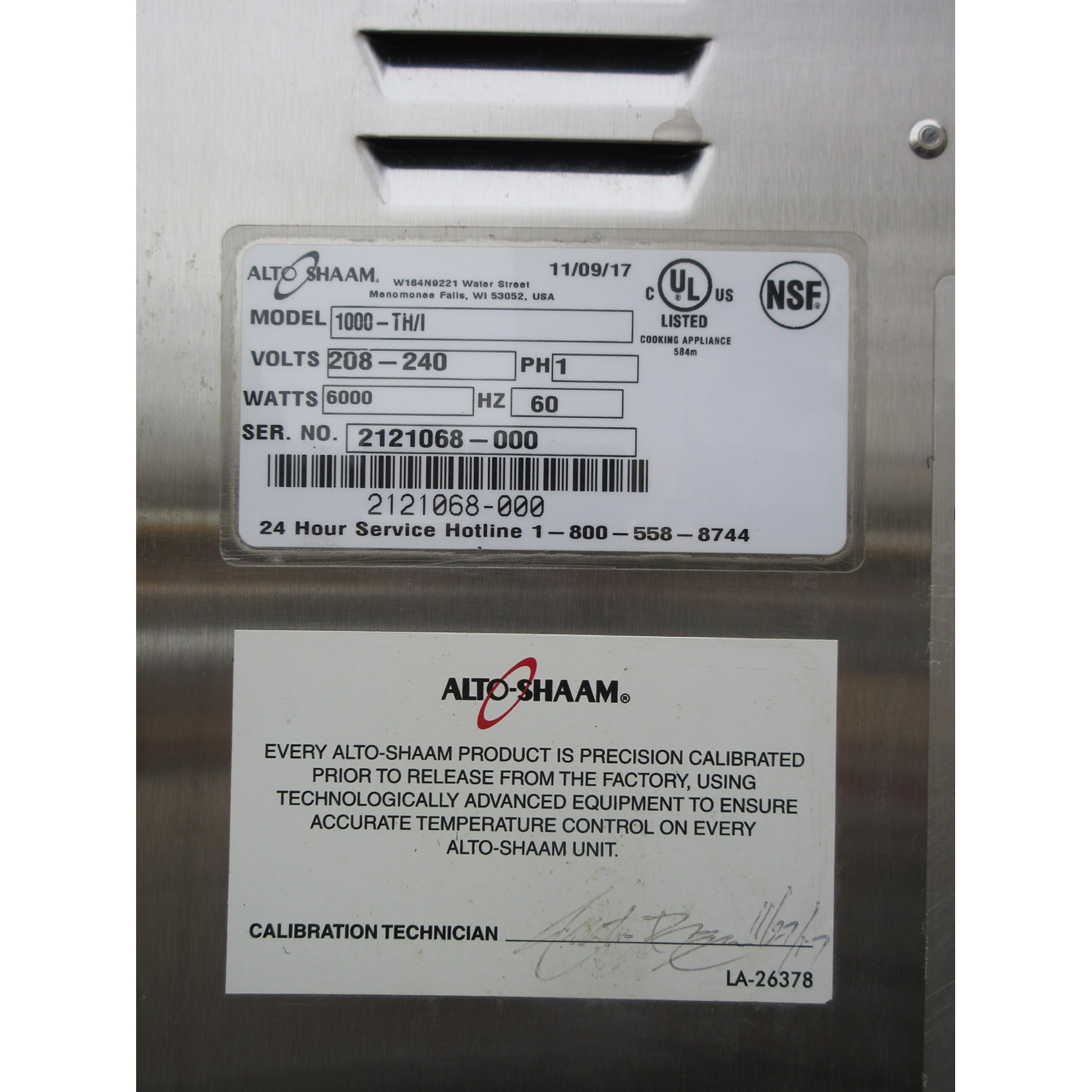 Alto Shaam 1000-TH-I Cook & Hold Oven, Used Excellent Condition image 5