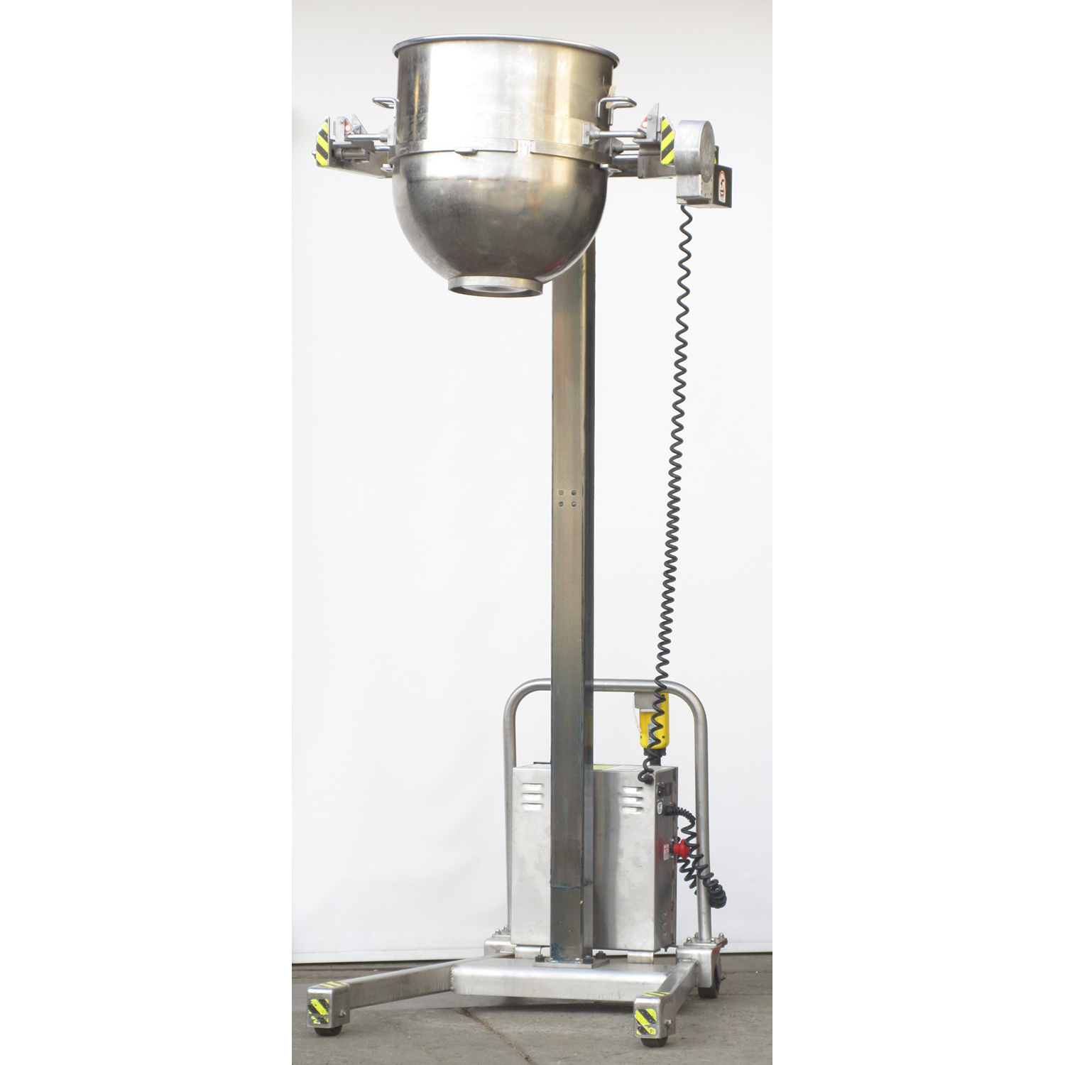 Savage Bros 0712SS Stainless Steel Hydraulic Mixer Bowl Lift Truck, Used Excellent Condition image 2