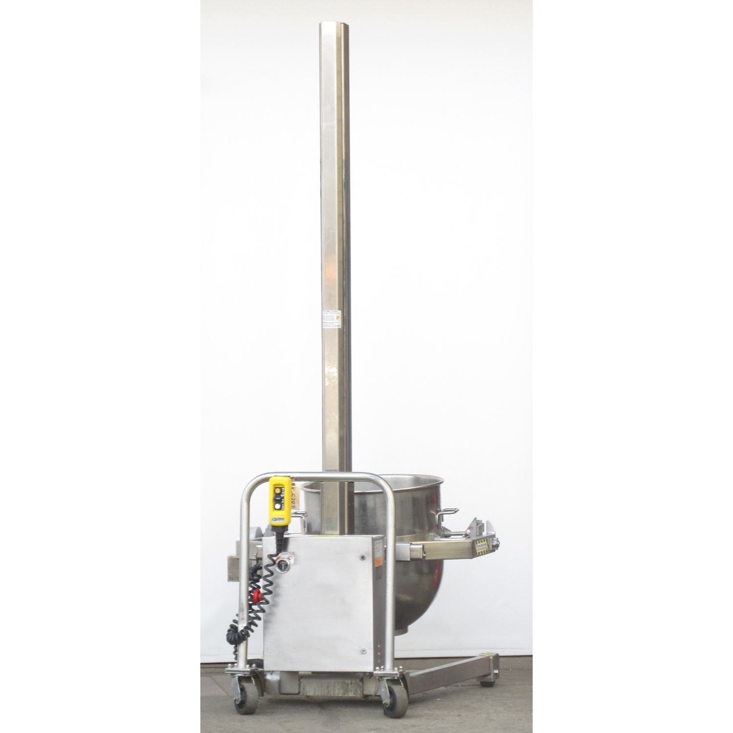 Savage Bros 0712SS Stainless Steel Hydraulic Mixer Bowl Lift Truck, Used Excellent Condition image 4