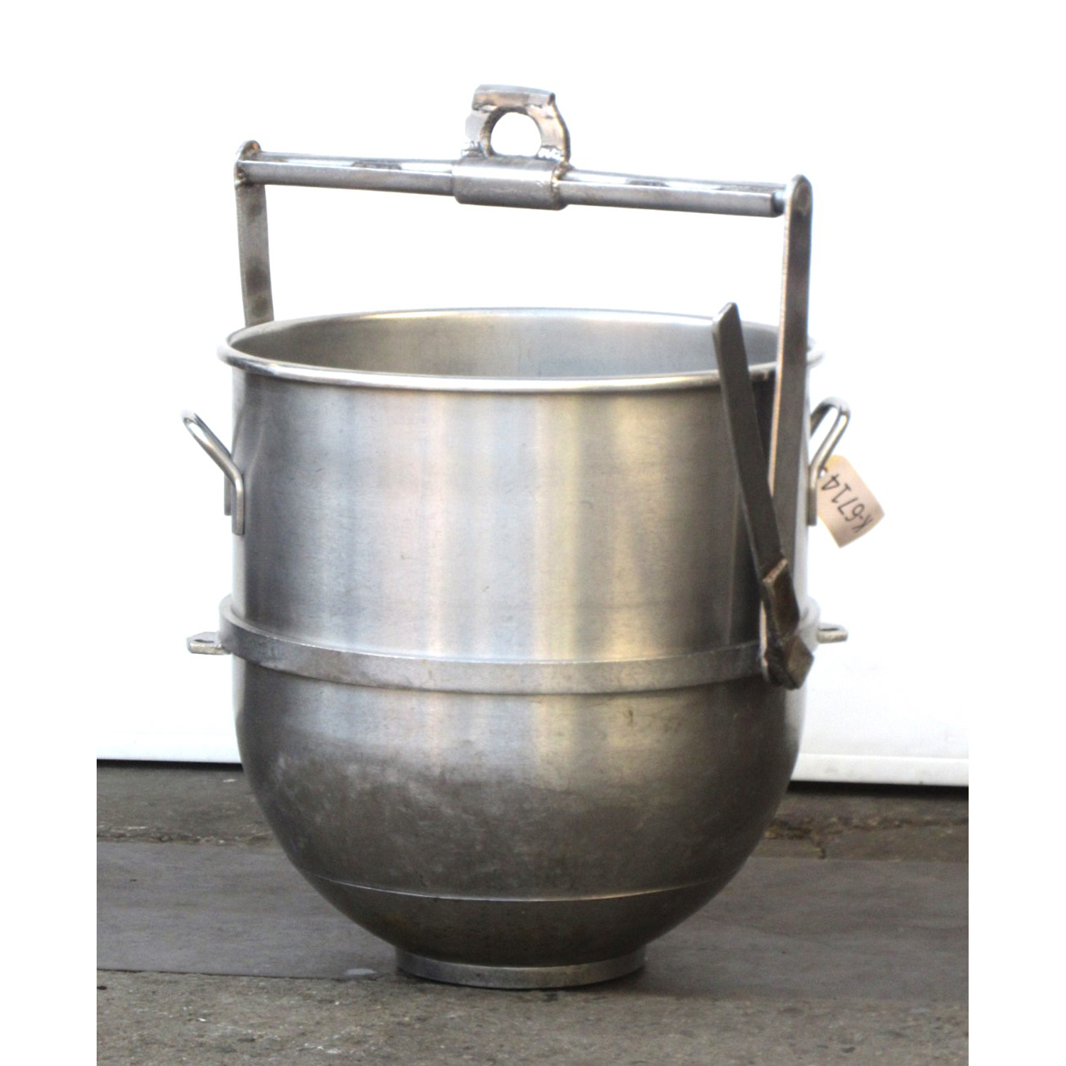 Hobart Mixer Bowl 140 Qt With Hanging Hook, Used Excellent Condition image 1