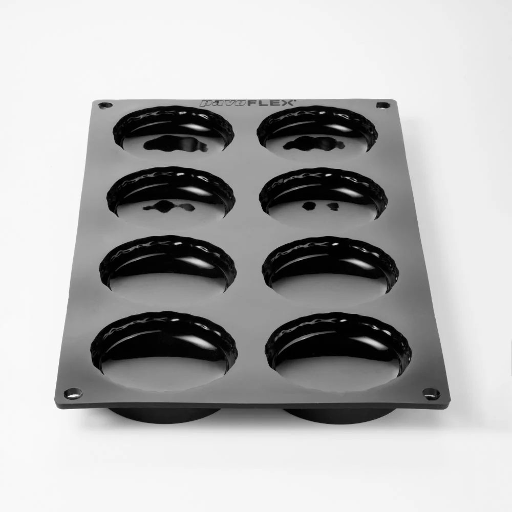 Pavoni Macaron Silicone Mold, 8 Cavities image 3