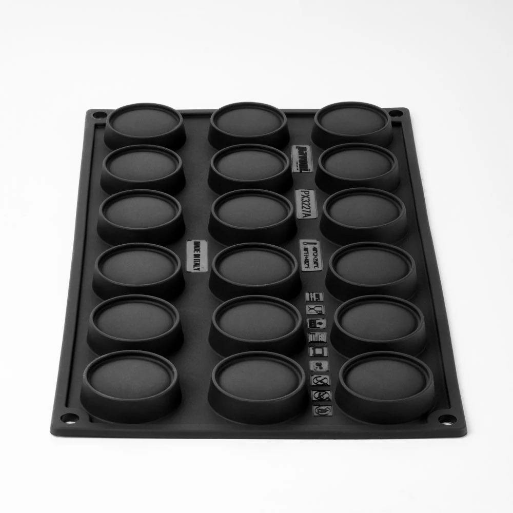 Pavoni Mini Macaron Silicone Mold, 18 Cavities image 3