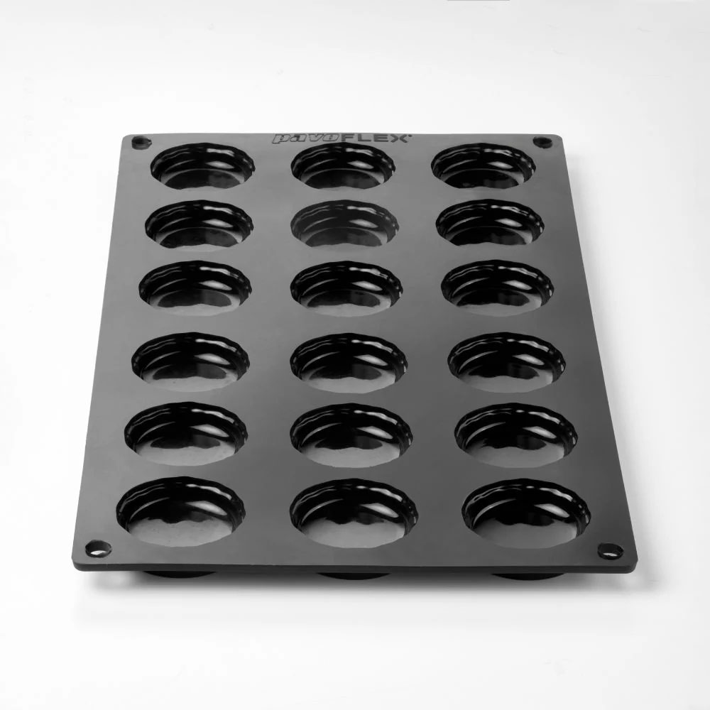 Pavoni Mini Macaron Silicone Mold, 18 Cavities image 4