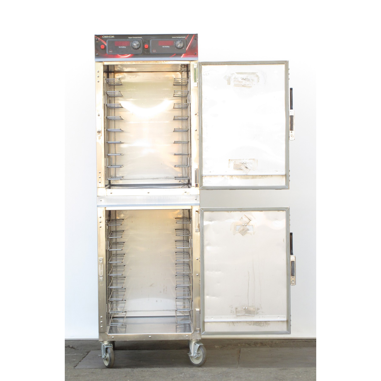 Cres Cor 1000-HH-SS-2DX Insulated Mobile Heated Cabinet, Used Excellent Condition image 2
