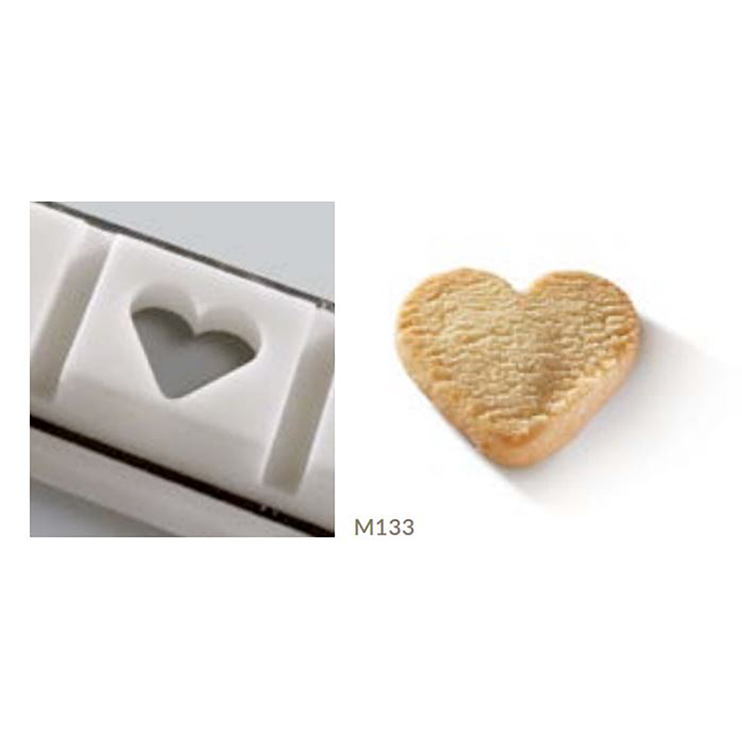 Polin Wire Cut Die Heart Shape, 7 Row, Used Excellent Condition image 2
