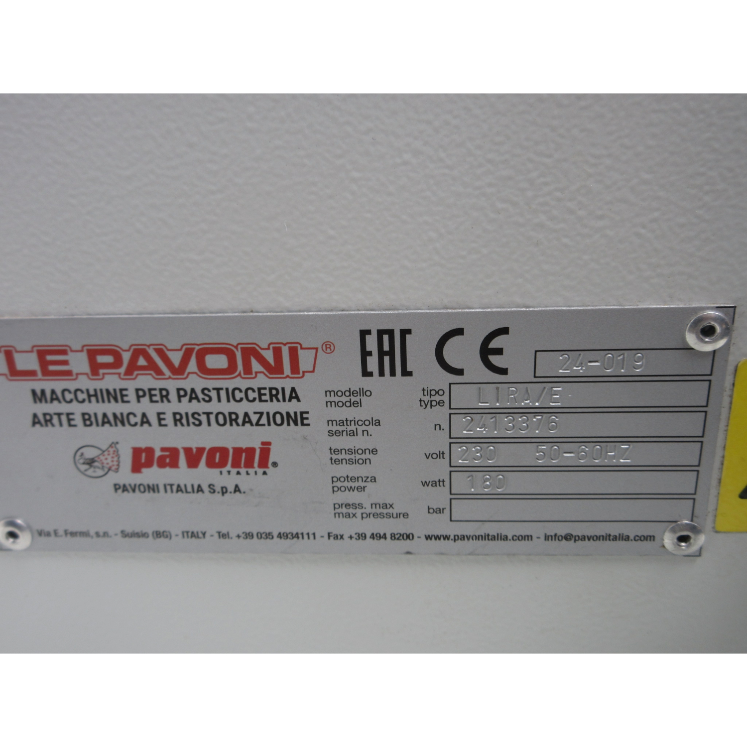 Pavoni LIRA Electric Ganache and Pastry Guitar Cutter image 3