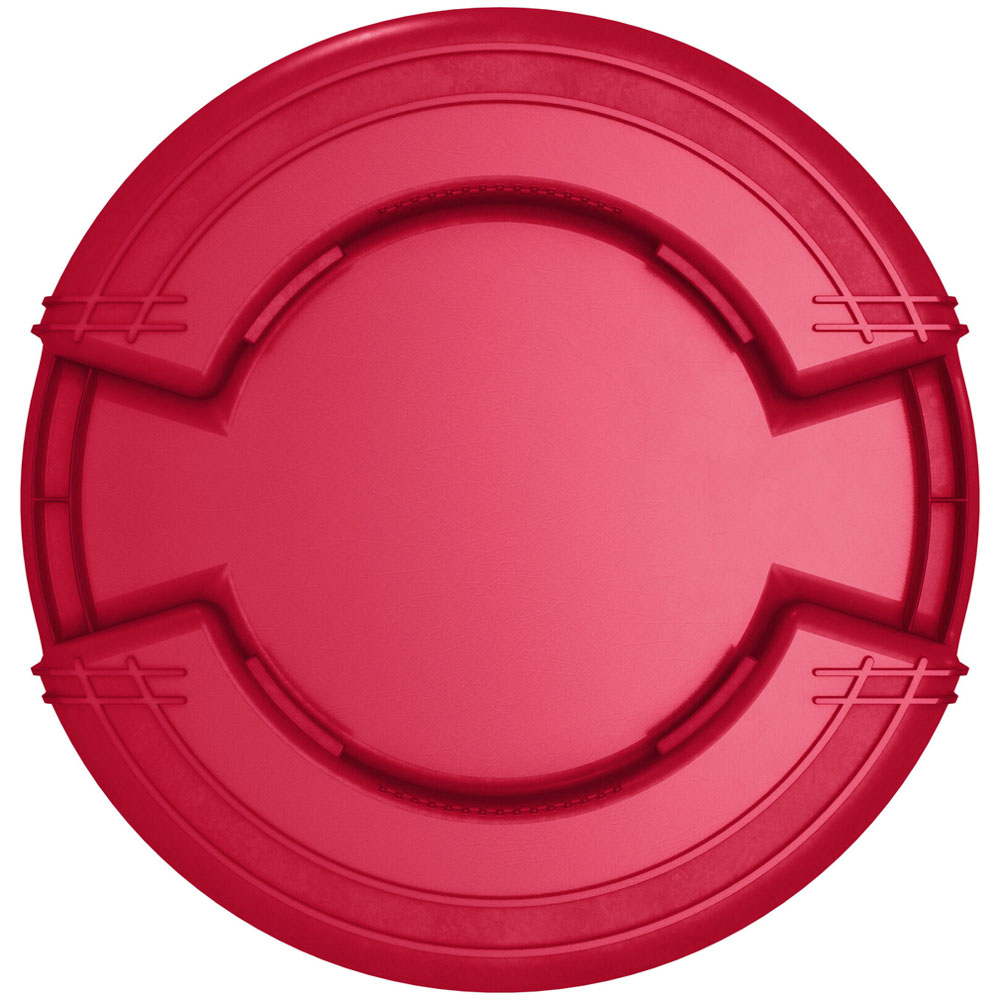 Carlisle Bronco Red Round Waste Container, 20 Gallon image 4