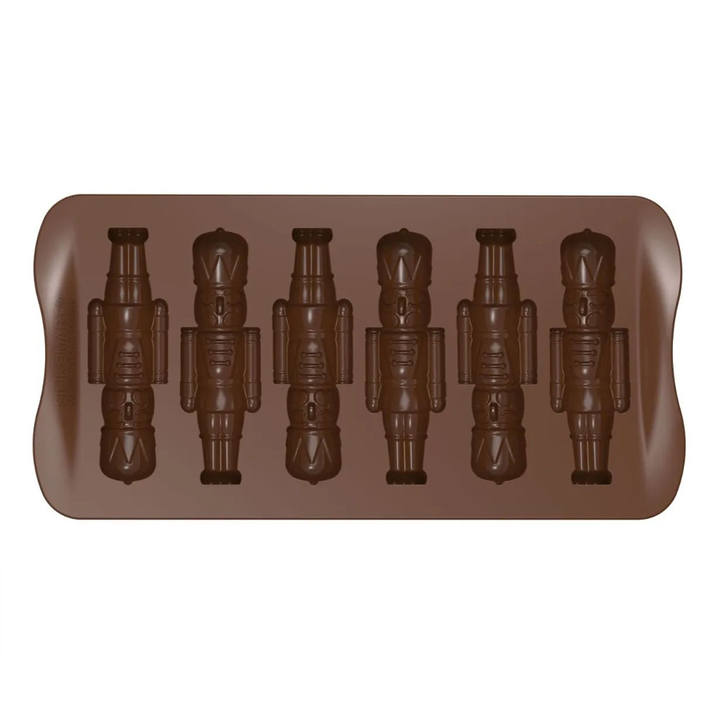 Silikomart Nutcracker Silicone Chocolate Mold, 6 Cavities image 2