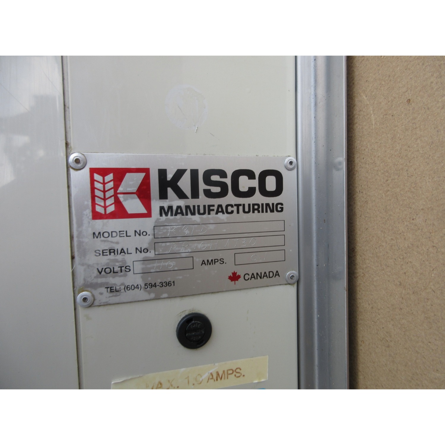 Kisco K91D Electric Water Temp. Mixer & Meter, Used Excellent Condition image 2