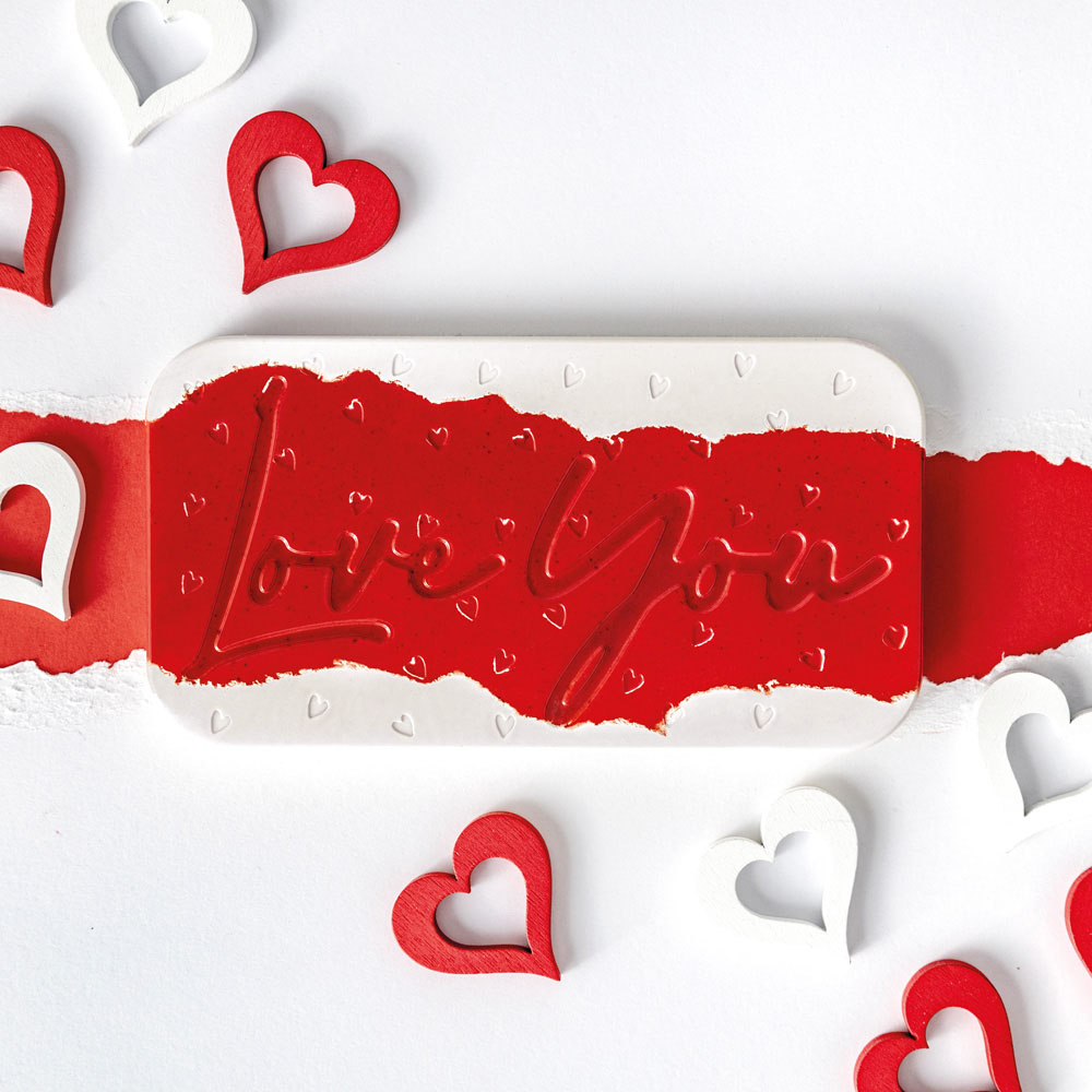 Martellato 'Love You' Bar Polycarbonate Chocolate Mold, 3 Cavities image 2
