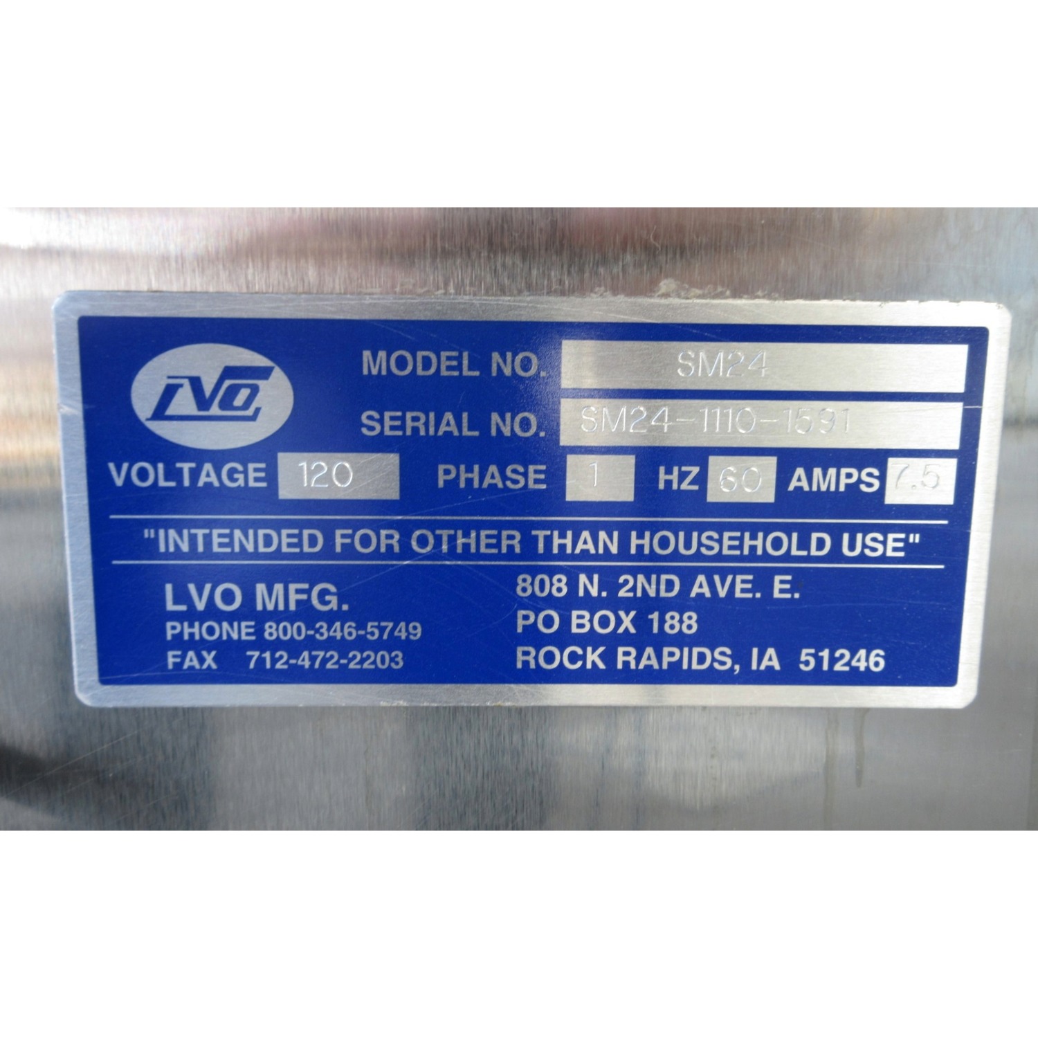 LVO SM24 Dough Sheeter/Moulder, Used Excellent Condition image 4