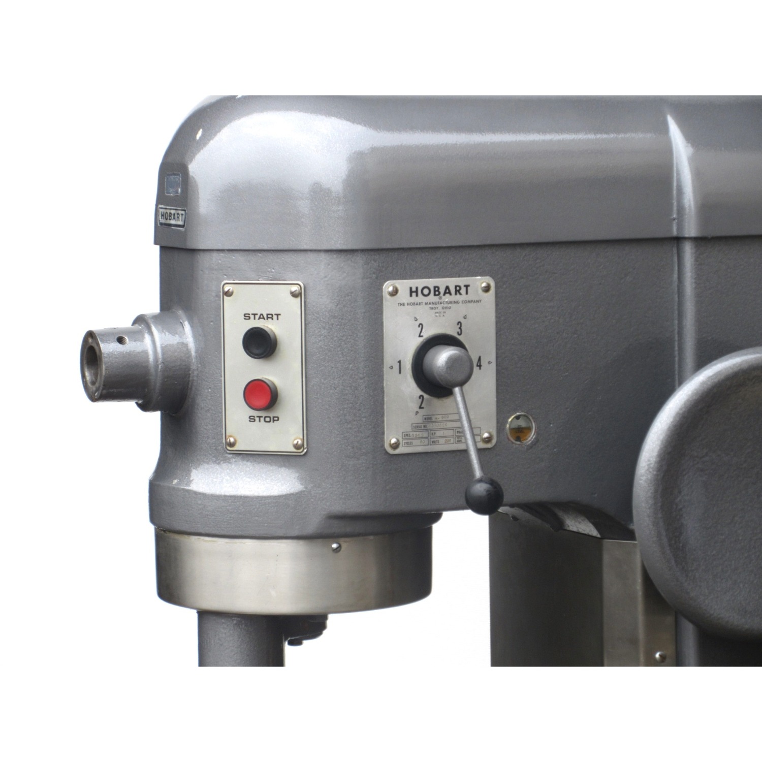 Hobart H-600 60 Qt Mixer, Bowl And 2 Attachments Included, Used Excellent Condition image 1