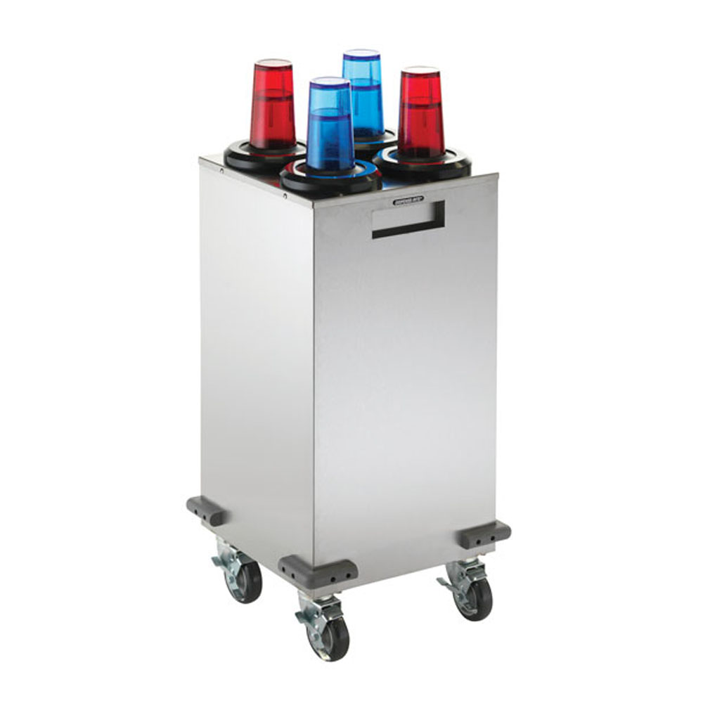 Dispense Rite Stainless Steel Mobile Cup Dispensing Cart image 1