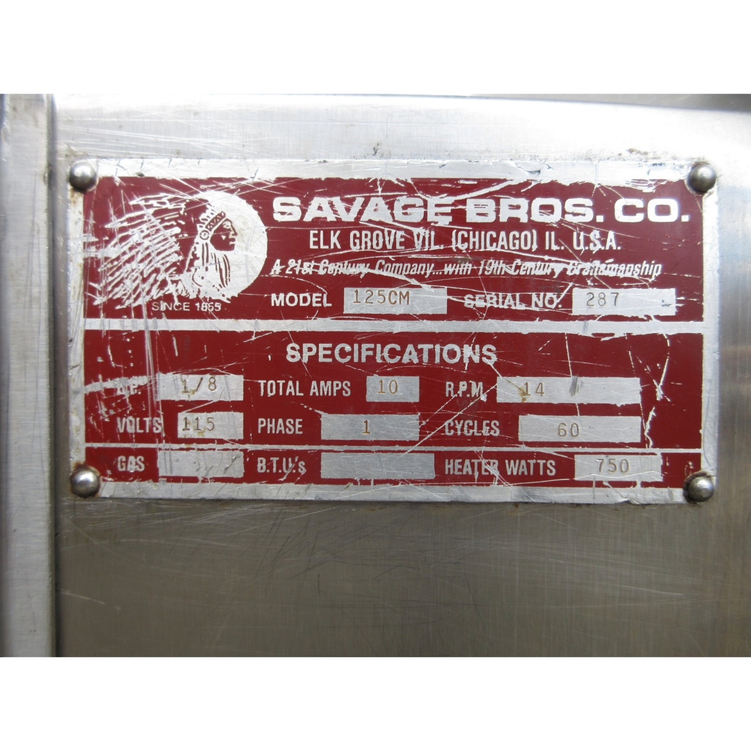 Savage Bros 125CM Chocolate Melter & Temperer, Used Excellent Condition image 4