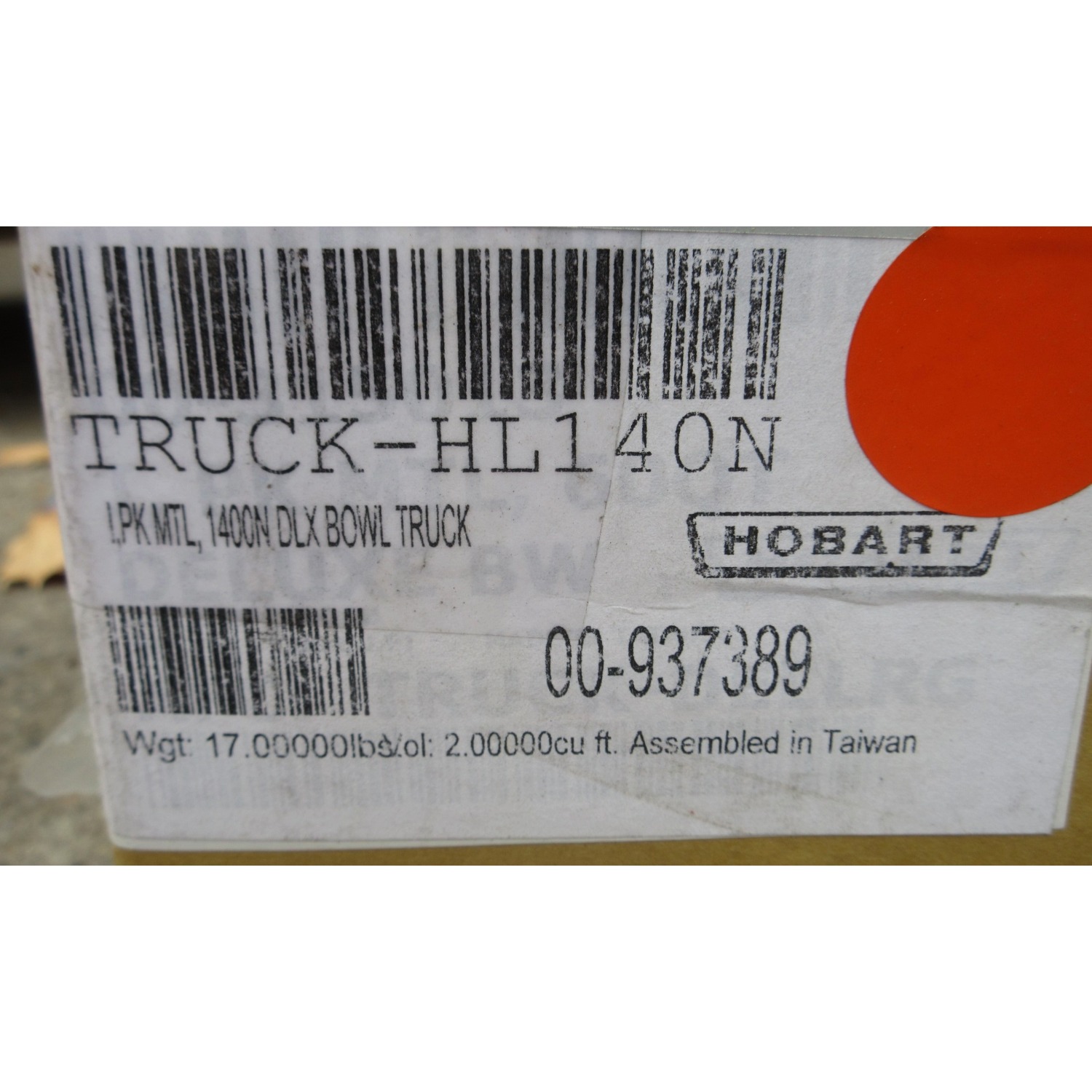 Hobart TRUCK-HL140N 00-937389 Mixer Bowl Dolly, Used Excellent Condition image 1