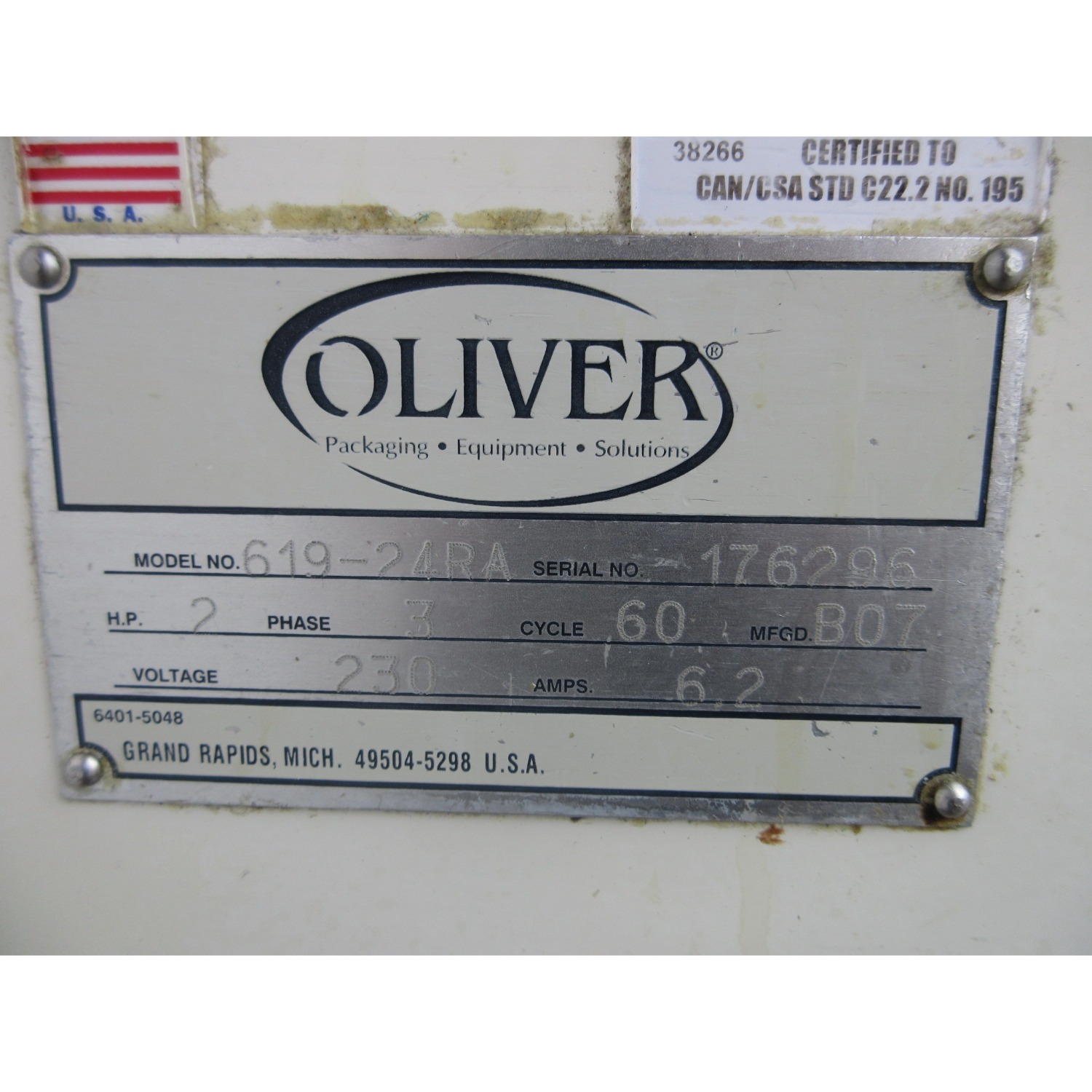 Oliver 619-24RA Hydraulic Dough Divider 24 Part, Used Excellent Condition image 4