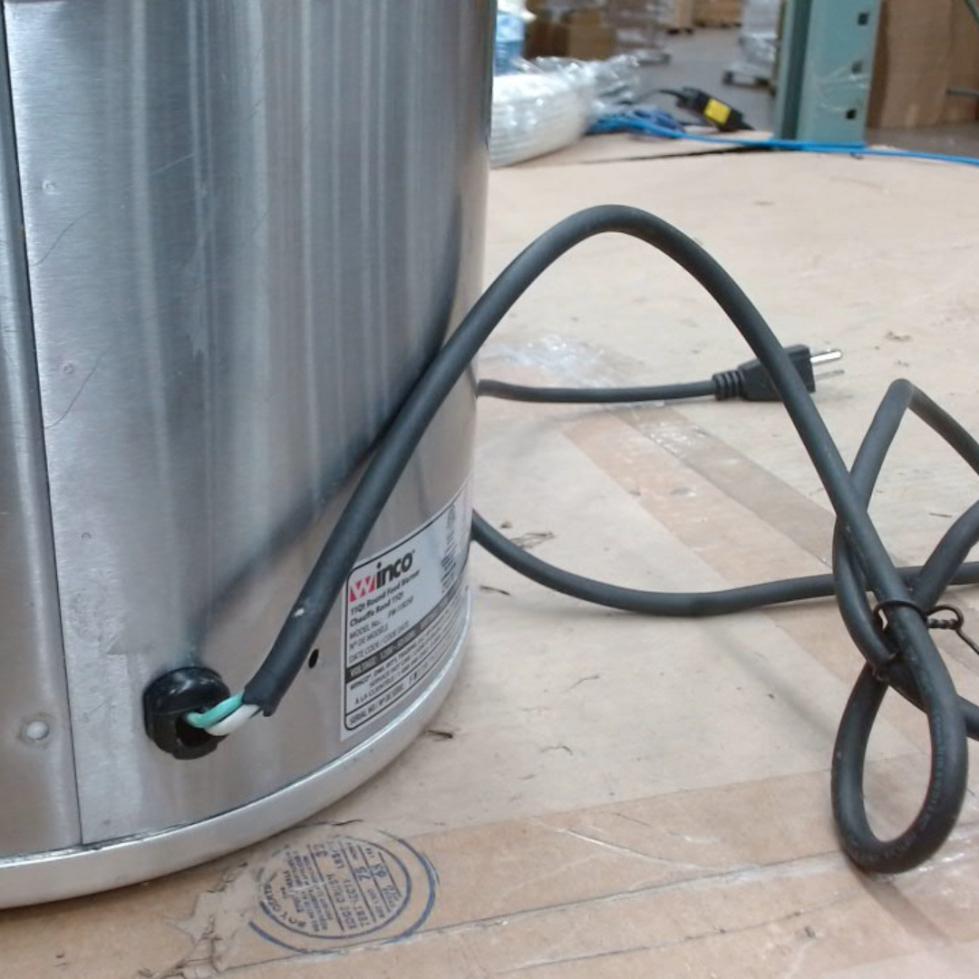 Winco Round Electric Food Warmer, 11 Quart, Used, Details in Product Description image 1