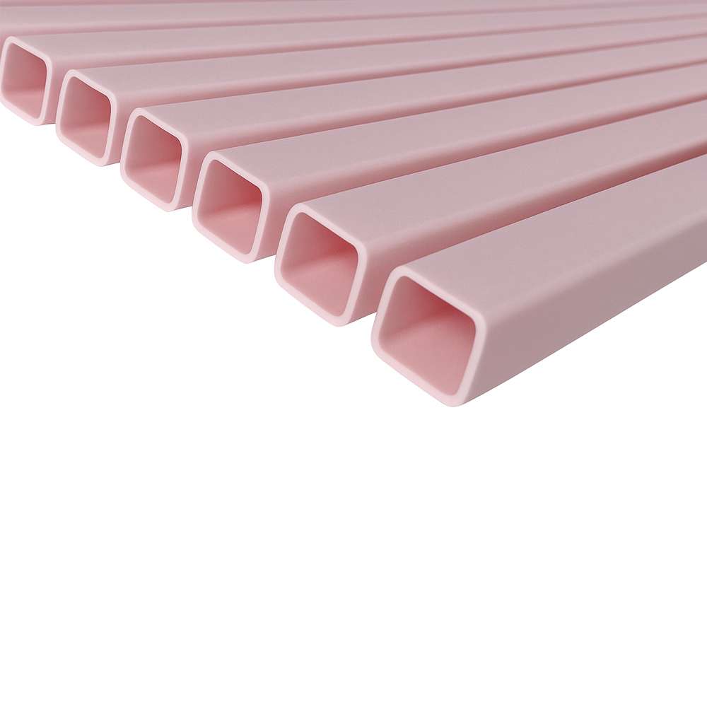 O'Creme Pink Square Dowels, 12" Long - Pack of 9 image 1