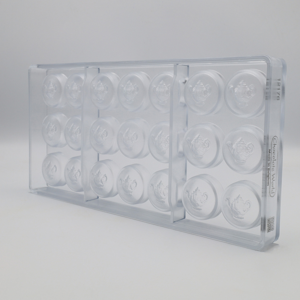 Chocolate World Victorian Coffee Pot Praline Polycarbonate Chocolate Mold, 21 Cavities image 2