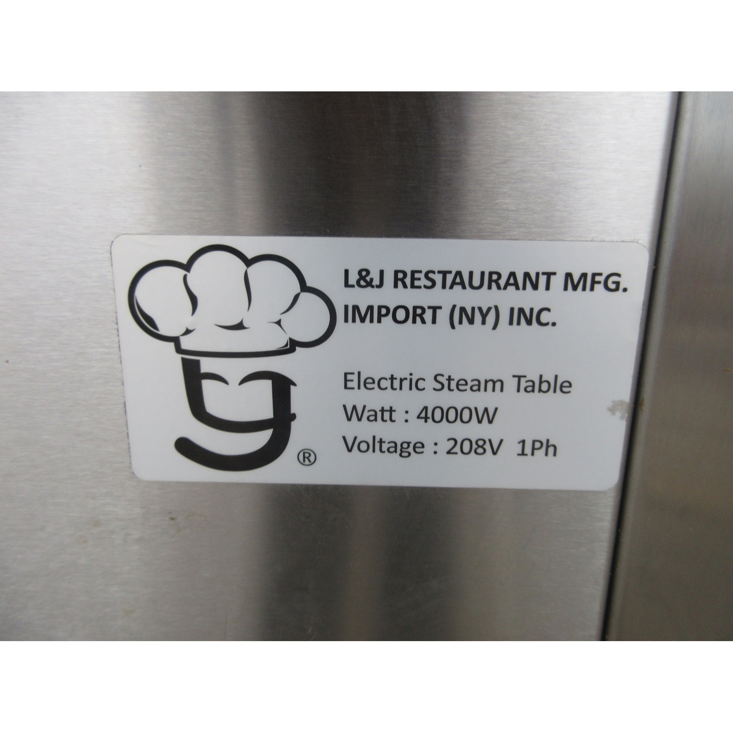 Hot Food Table 60x32, Used Excellent Condition image 4