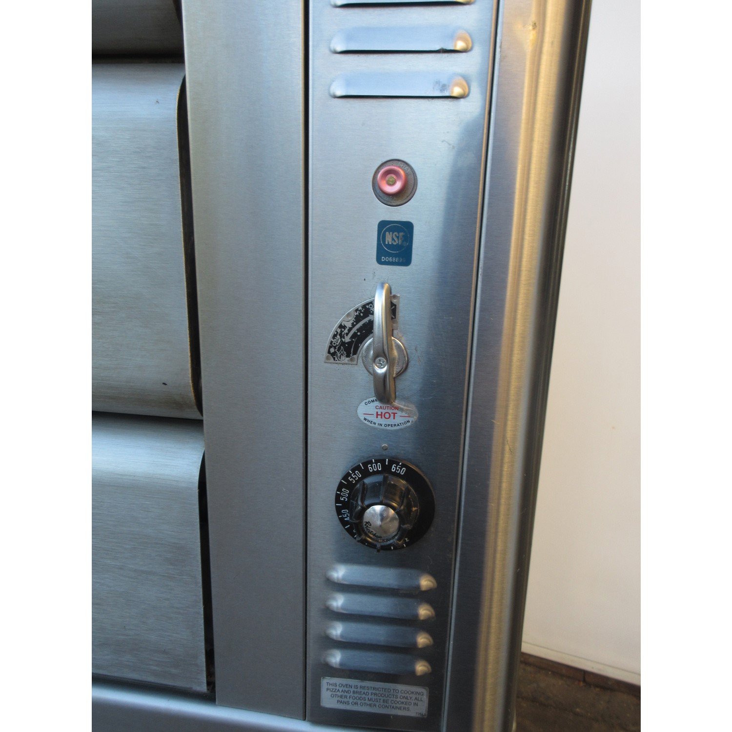 Blodgett 981/981 Double Deck Gas Pizza Oven, Used Excellent Condition image 2