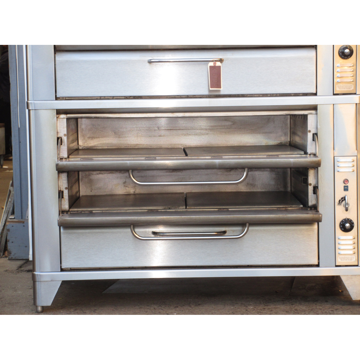Blodgett 981/981 Double Deck Gas Pizza Oven, Used Excellent Condition image 5
