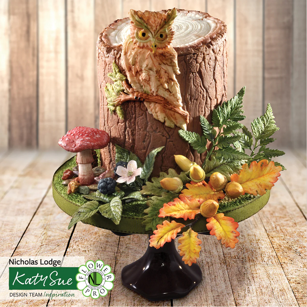 Katy Sue Tree Bark Silicone Fondant Mold image 2