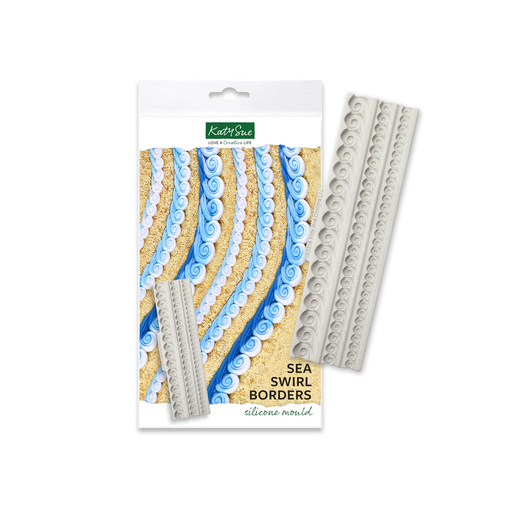 Katy Sue Sea Swirl Fondant Border Mold image 3