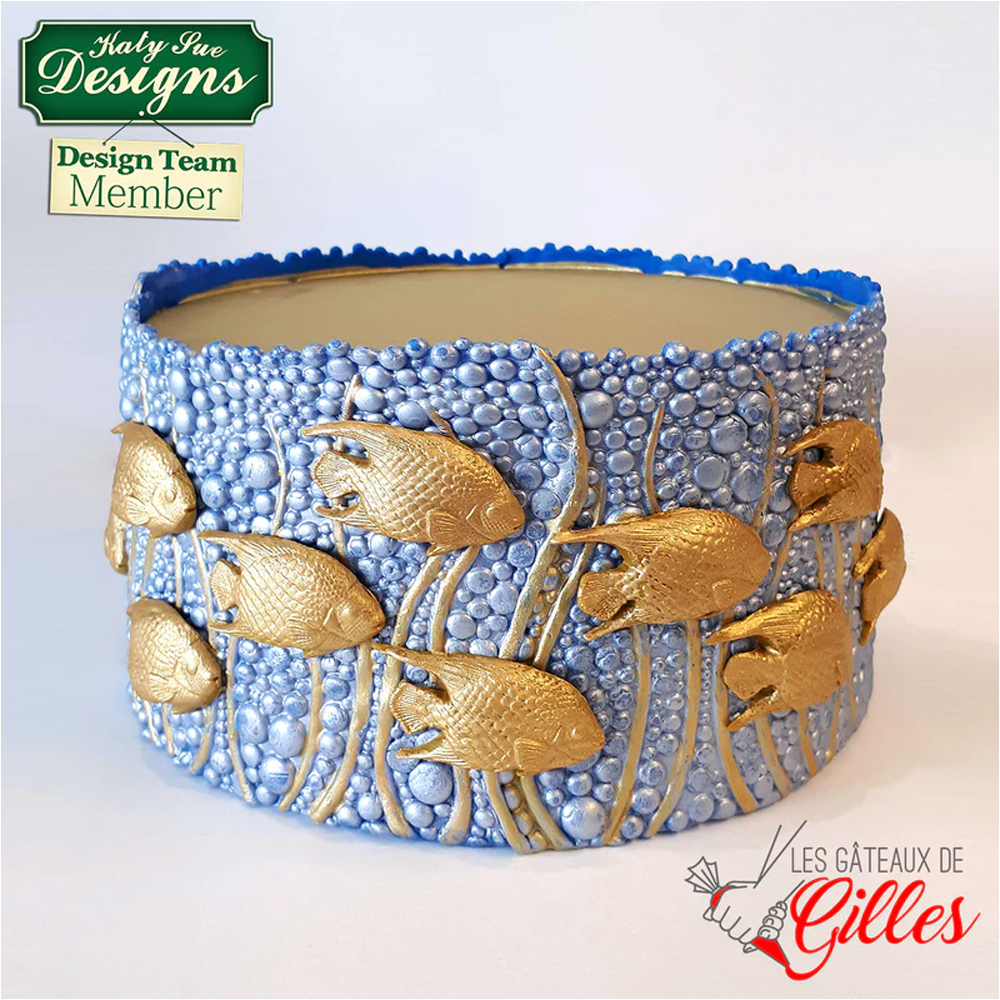 Katy Sue Bubbles & Pearls Silicone Fondant Mold image 1