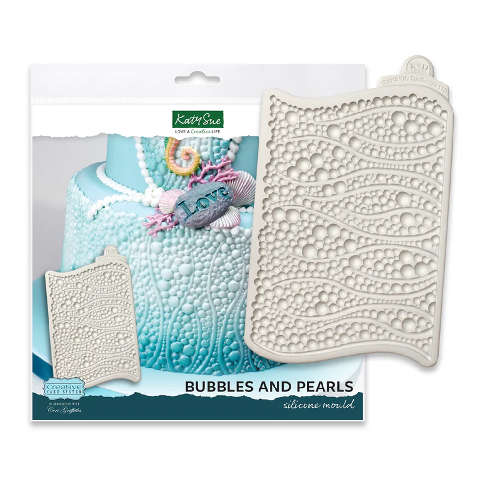 Katy Sue Bubbles & Pearls Silicone Fondant Mold image 6