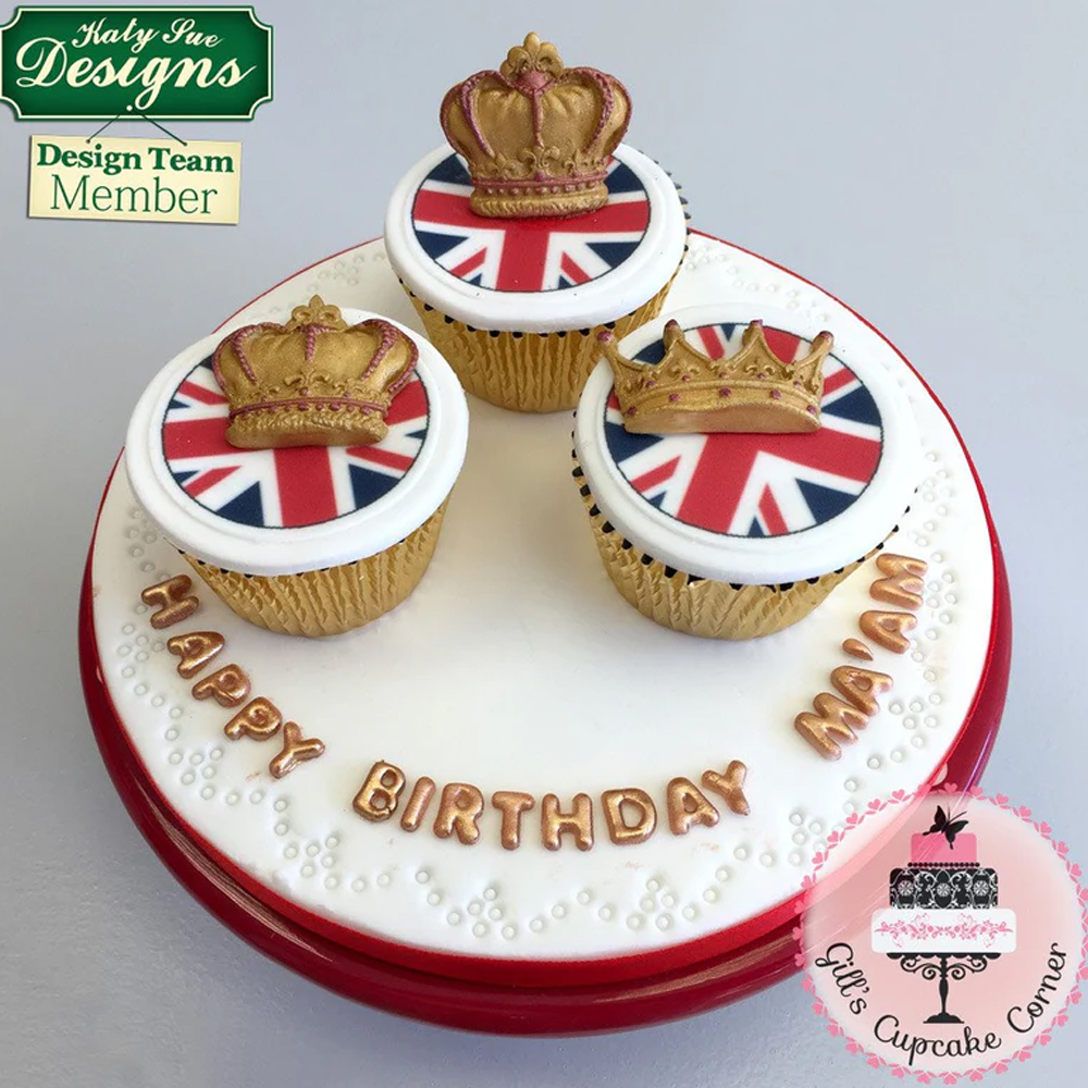 Katy Sue Crowns Silicone Fondant Mold image 3