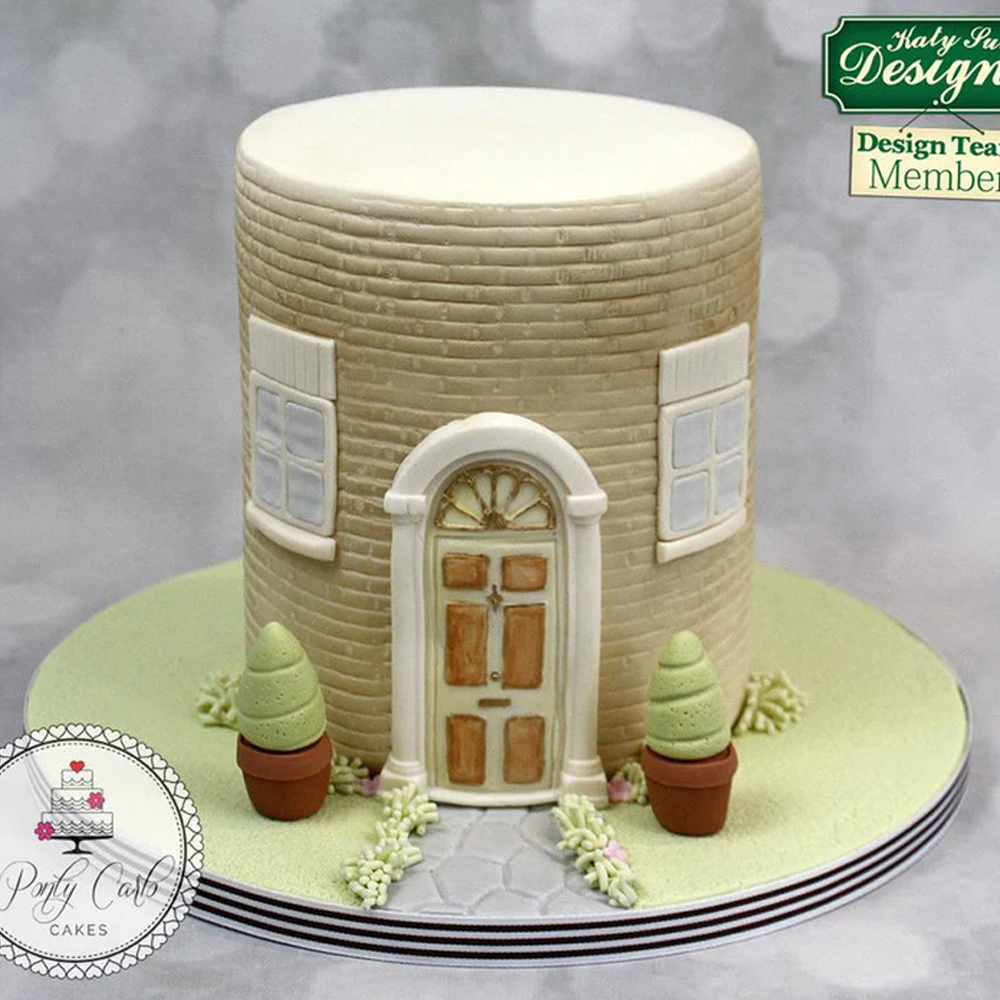 Katy Sue Brickwork Silicone Fondant Mold image 3