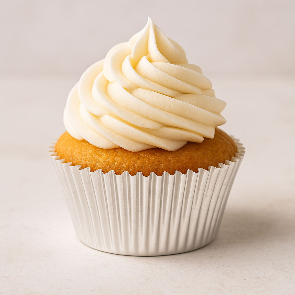 O'Creme Silver Foil Cupcake Liners, 2" Diameter - Pack of 500 image 1