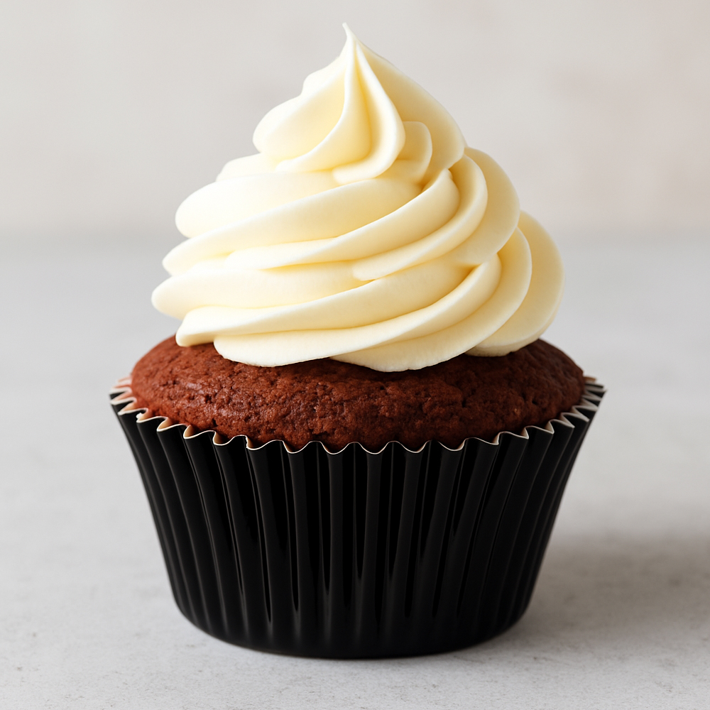 O'Creme Black Foil Cupcake Liner, 2" Diameter - Pack of 500 image 1