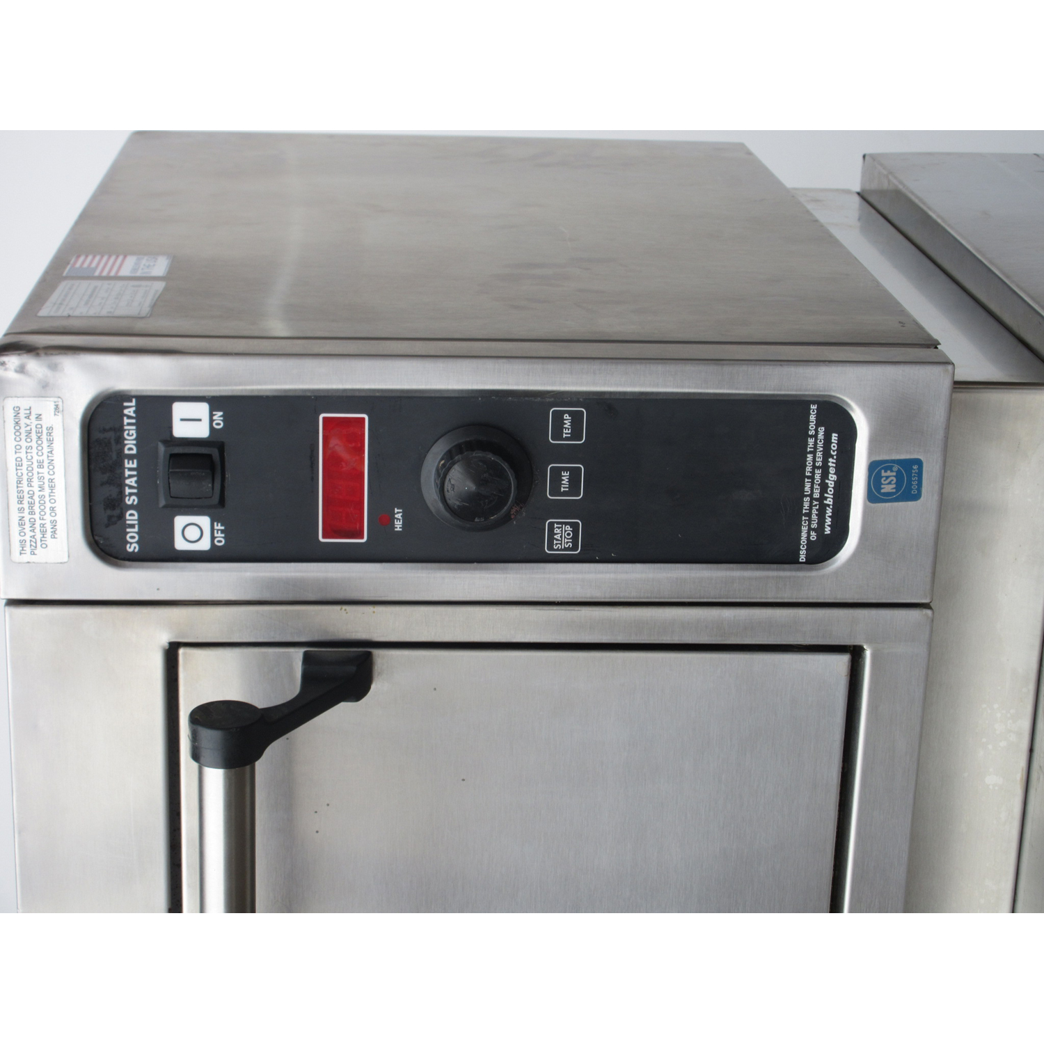 Blodgett 1415 Deck Oven On Stand, Used Excellent Condition image 2