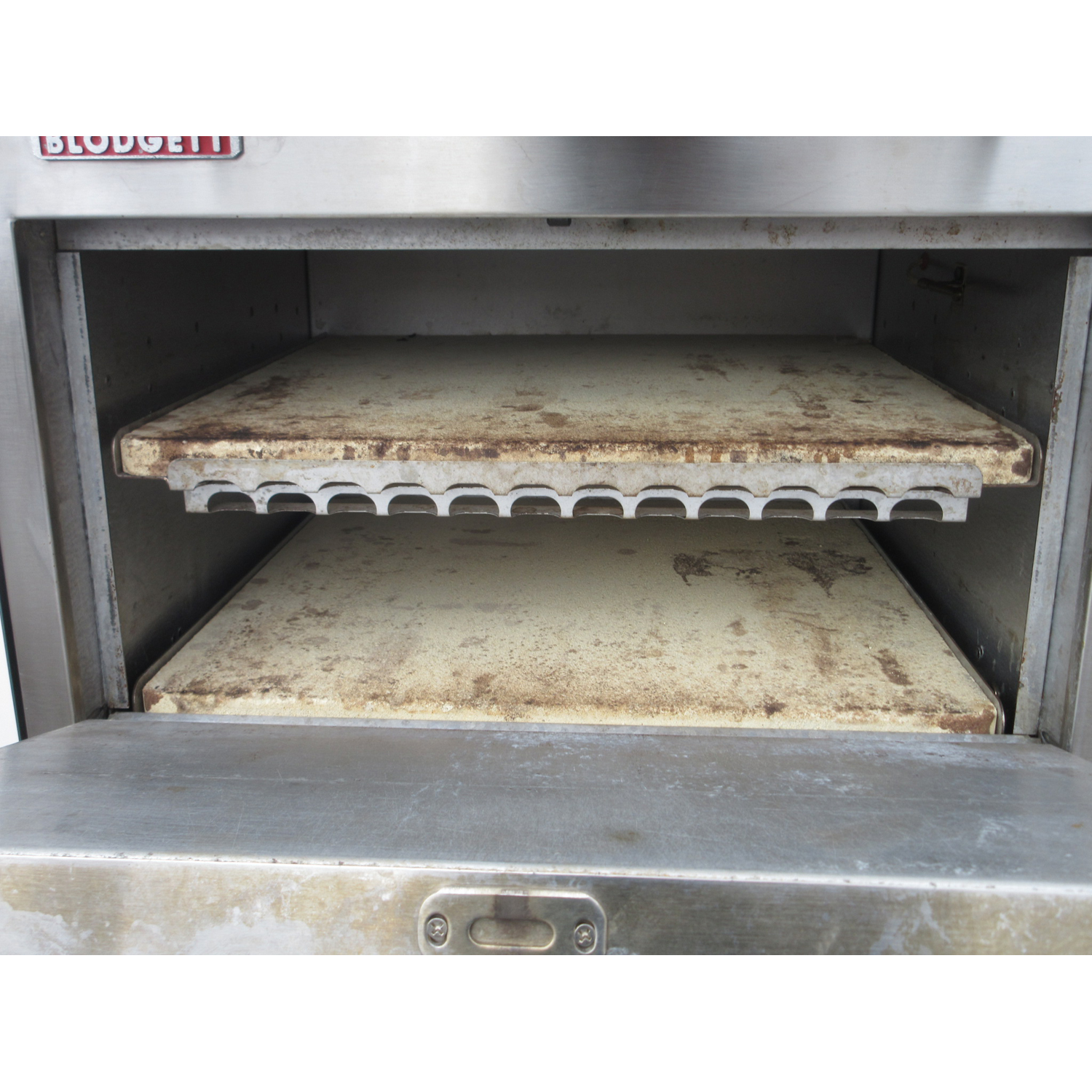 Blodgett 1415 Deck Oven On Stand, Used Excellent Condition image 4