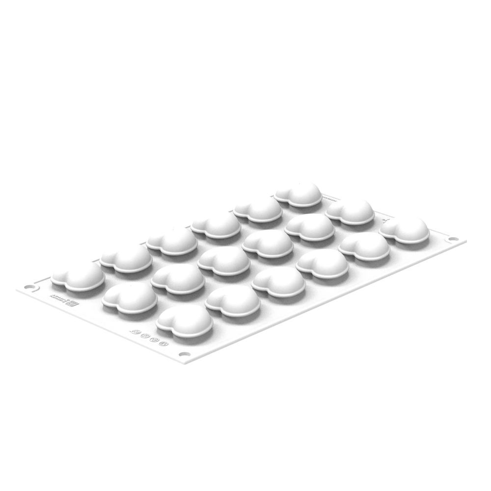 Silikomart CUORE XS 13 Silicone Heart Mold, 18 Cavities image 1