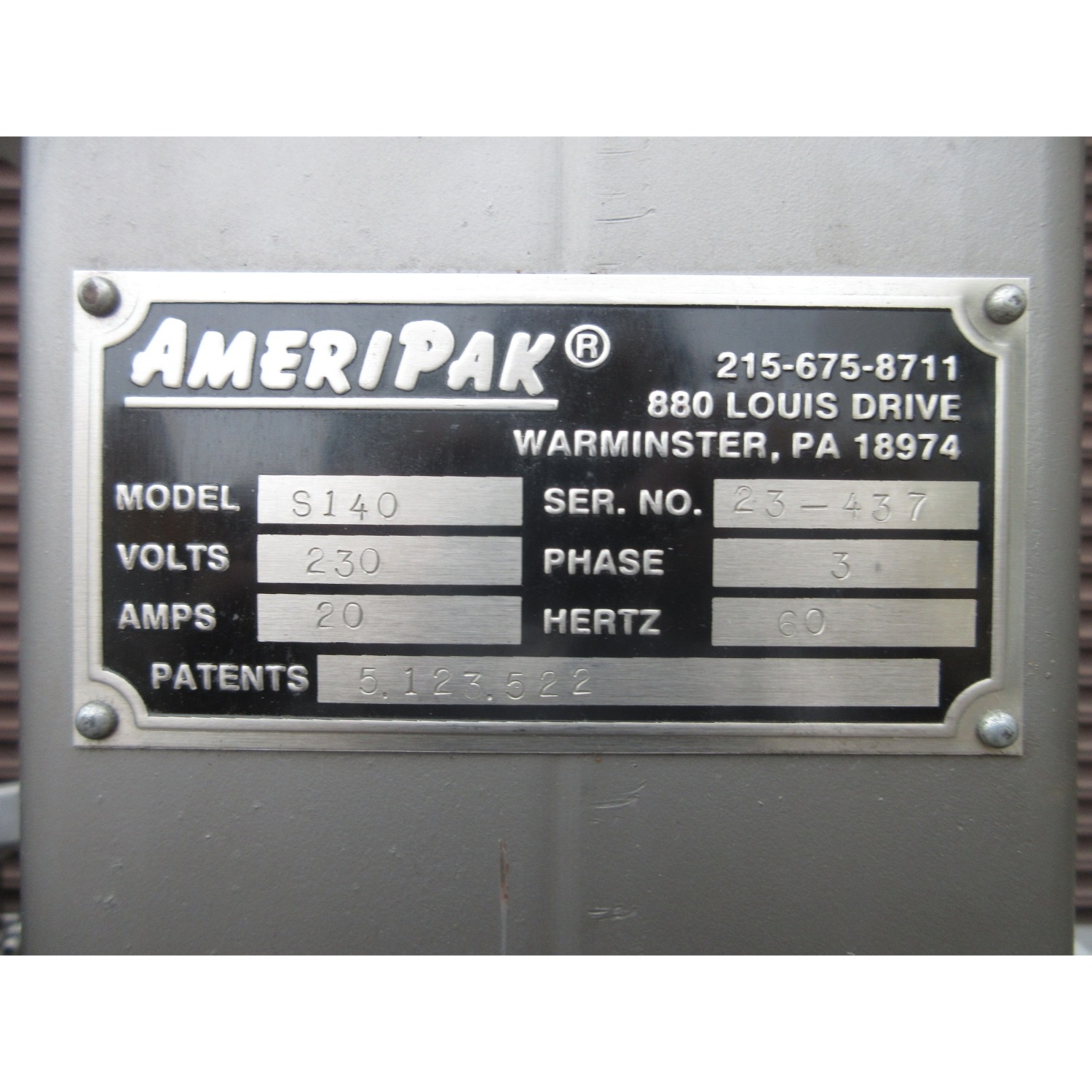 Ameripak S140 Flow Wrapper, Used Excellent Condition image 10