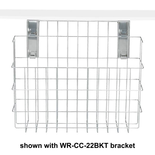 Dispense-Rite WR-CC-22 S/S Surface Mounted Wire Cup Caddy image 1