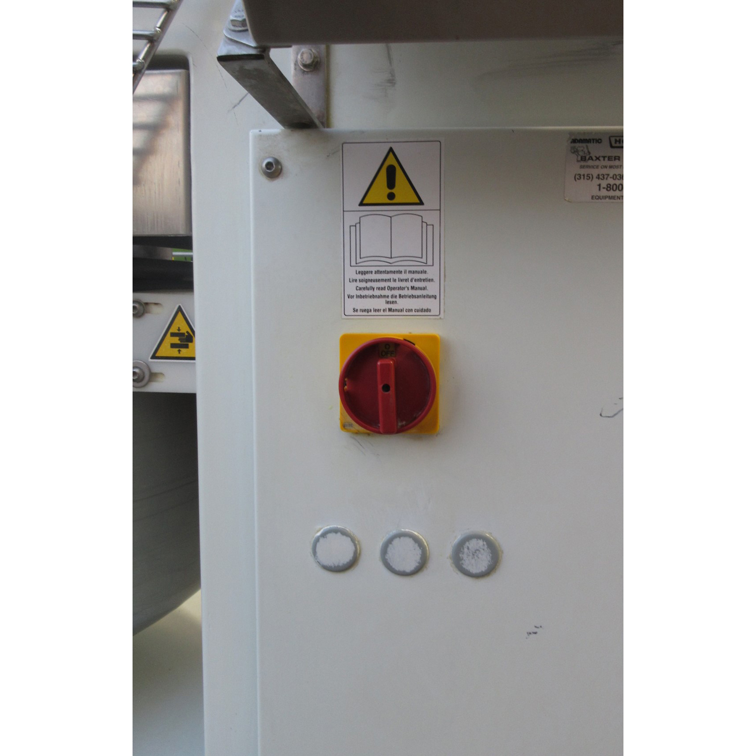 Esmach ANSE220 Fixed Bowl Spiral Mixer, Used Excellent Condition image 4