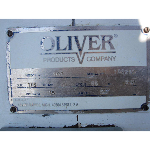 Oliver Bagel Slicer Model 702 Used Good Condition image 4